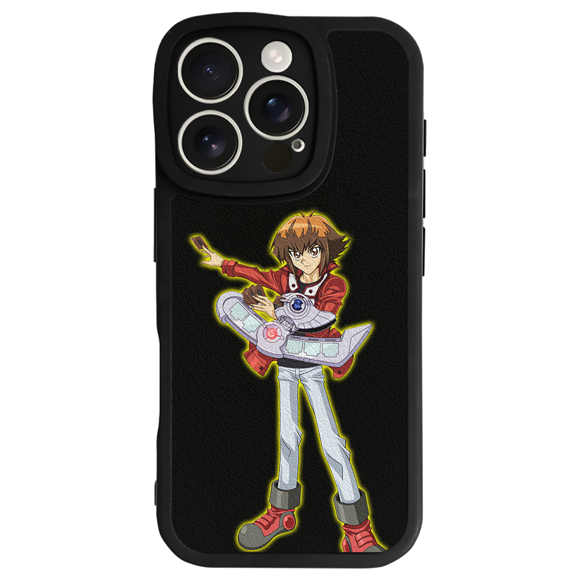 遊☆戯☆王 Yu-Gi-Oh! 【iPhone 16シリーズ対応】シリコンスマホケース（レザー調） 材質：シリコン